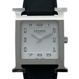 エルメス HERMES Hウオッチ HH1.810 ホワイト ステンレススチール クオーツ メンズ 腕時計