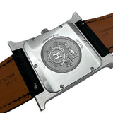 エルメス HERMES Hウオッチ HH1.810 ホワイト ステンレススチール クオーツ メンズ 腕時計