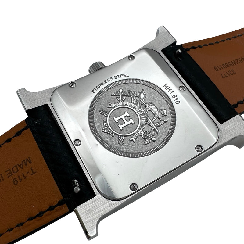 エルメス HERMES Hウオッチ HH1.810 ホワイト ステンレススチール