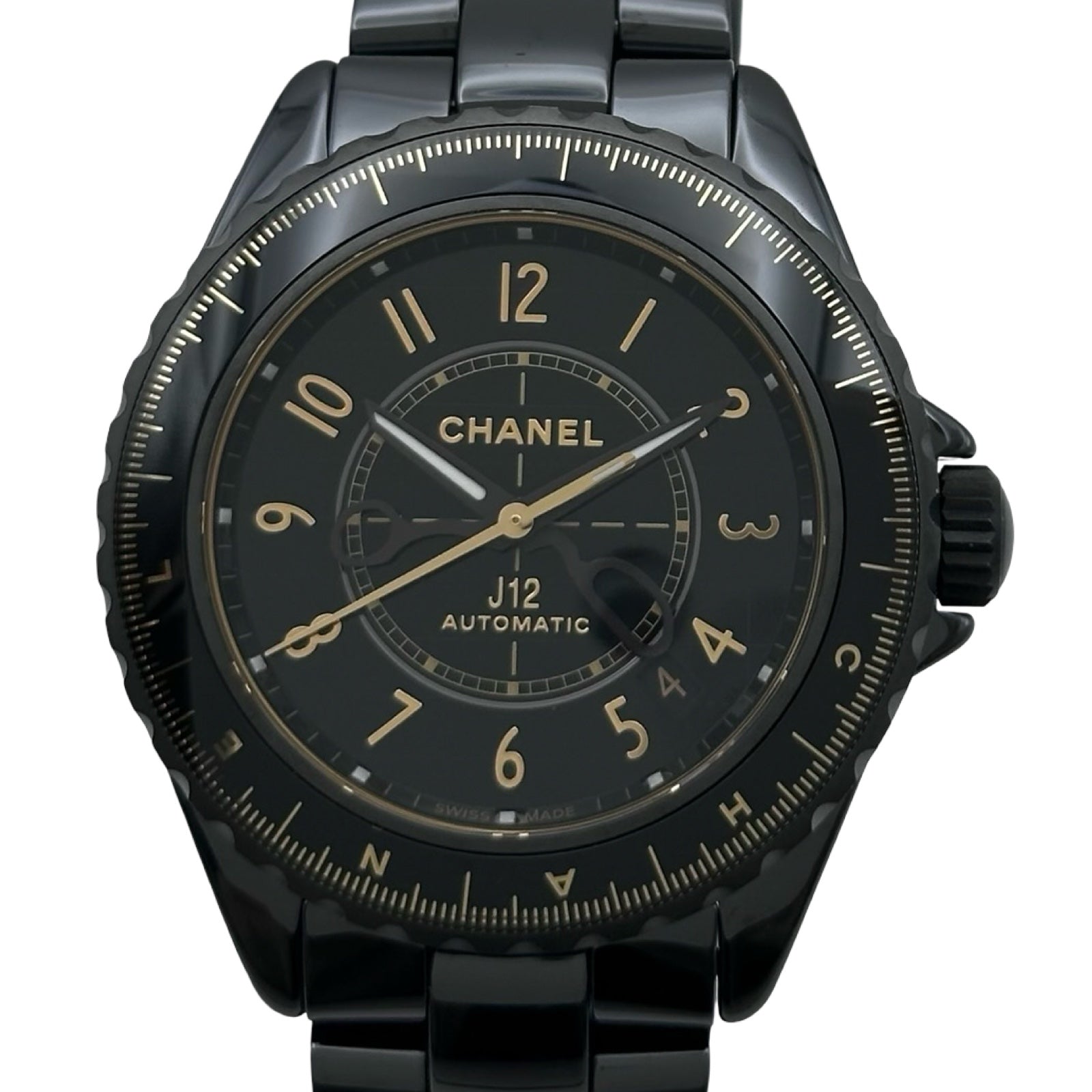 シャネル CHANEL J12 クチュール 38MM 限定モデル H9762 ブラック セラミック 自動巻き メンズ 腕時計 シャネル CHANEL J12 クチュール 38MM 限定モデル H9762 ブラック