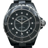 シャネル CHANEL J12 38MM H1626 ブラック セラミック 自動巻き メンズ 腕時計