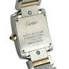カルティエ Cartier タンクフランセーズ SM WE110004 アイボリー ピンクゴールド/ステンレススチール クオーツ レディース 腕時計
