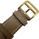 エルメス HERMES Hウォッチ HH1.510 ホワイト ステンレススチール/ゴールドメッキ クオーツ レディース 腕時計