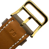 エルメス HERMES Hウォッチ HH1.510 ホワイト ステンレススチール/ゴールドメッキ クオーツ レディース 腕時計