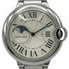 カルティエ Cartier バロン ブルー ドゥ カルティエ ムーンフェイズ WSBB0021 シルバー ステンレススチール 自動巻き メンズ 腕時計