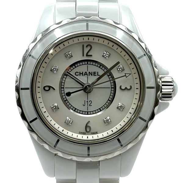 シャネル CHANEL J12 29MM H2570 ホワイトシェル セラミック