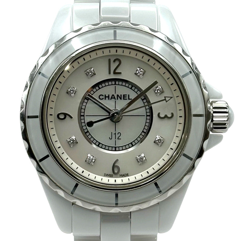 シャネル CHANEL J12 29MM H2570 ホワイトシェル セラミック