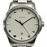 グッチ GUCCI Gタイムレス 126.4(YA1264028) シルバー ステンレススチール クオーツ メンズ 腕時計