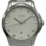 グッチ GUCCI Gタイムレス 126.4(YA1264028） シルバー ステンレススチール クオーツ メンズ 腕時計