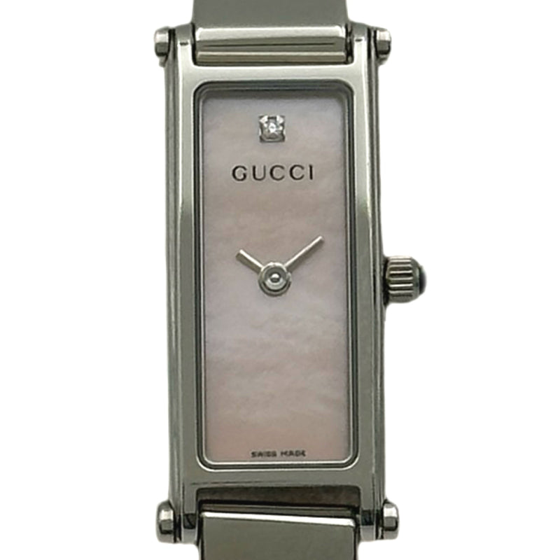 グッチ GUCCI レディースウォッチ 1500L ピンクシェル ステンレス