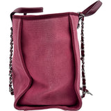 シャネル CHANEL ドーヴィルGM A66941 20番台 ピンク シルバー金具 キャンバス レディース ハンドバッグ