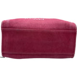 シャネル CHANEL ドーヴィルGM A66941 20番台 ピンク シルバー金具 キャンバス レディース ハンドバッグ