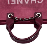 シャネル CHANEL ドーヴィルGM A66941 20番台 ピンク シルバー金具 キャンバス レディース ハンドバッグ