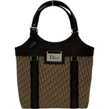 クリスチャン・ディオール Christian Dior トロッターストリートシック ブラウン キャンバス レディース ハンドバッグ