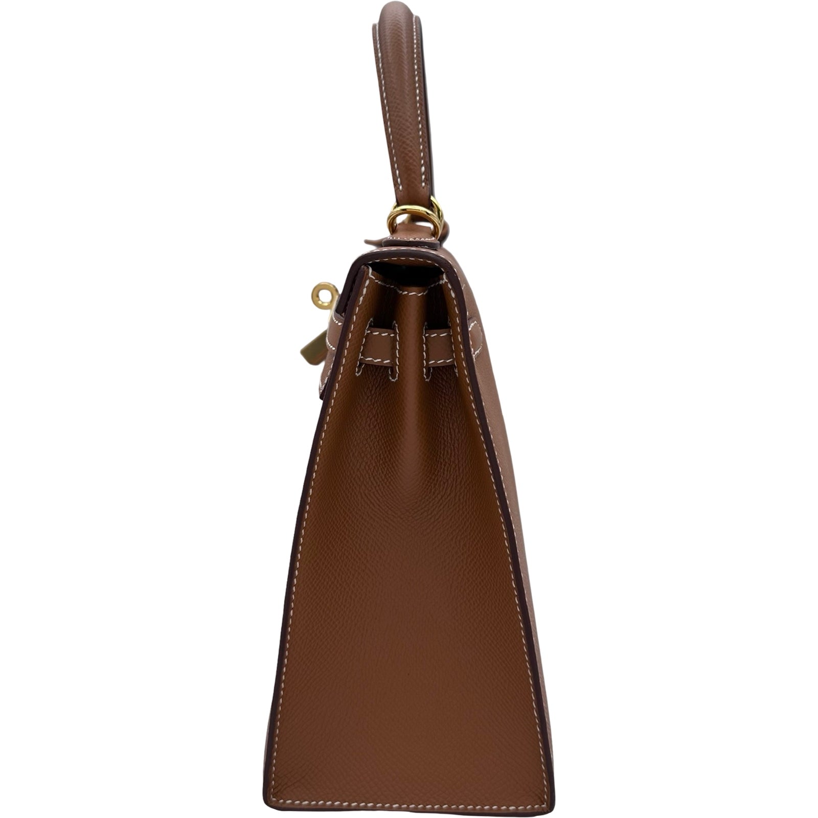 エルメス HERMES ケリー25 外縫い B刻印 ゴールド ゴールド金具