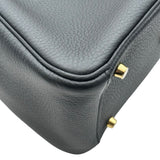エルメス HERMES リンディ26 W刻 ブラック ゴールド金具 トリヨン レディース ハンドバッグ
