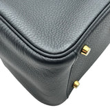 エルメス HERMES リンディ26 W刻 ブラック ゴールド金具 トリヨン レディース ハンドバッグ