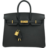 エルメス HERMES バーキン25 G刻 プロン ゴールド金具 トゴ レディース ハンドバッグ