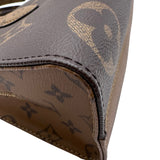 ルイ・ヴィトン LOUIS VUITTON オンザゴー EW M46653 ブラウン モノグラム・リバース レディース ショルダーバッグ