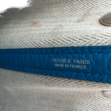 エルメス HERMES ガーデンパーティーTPM A刻 ブルーザンジバル シルバー金具 ネゴンダ レディース トートバッグ