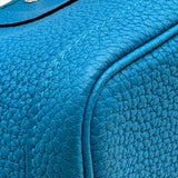 エルメス HERMES ガーデンパーティーTPM A刻 ブルーザンジバル シルバー金具 ネゴンダ レディース トートバッグ