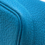 エルメス HERMES ガーデンパーティーTPM A刻 ブルーザンジバル シルバー金具 ネゴンダ レディース トートバッグ