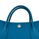 エルメス HERMES ガーデンパーティーTPM A刻 ブルーザンジバル シルバー金具 ネゴンダ レディース トートバッグ