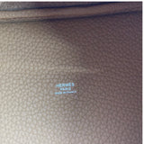 エルメス HERMES ピコタンロック PM U刻印 ビスキュイ シルバー金具 トリヨン レディース ハンドバッグ