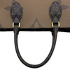 ルイ・ヴィトン LOUIS VUITTON オンザゴーMM M45321 ブラウン ジャイアント・リバース レディース ハンドバッグ