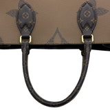 ルイ・ヴィトン LOUIS VUITTON オンザゴーMM M45321 ブラウン ジャイアント・リバース レディース ハンドバッグ