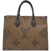 ルイ・ヴィトン LOUIS VUITTON オンザゴーMM M45321 ブラウン ジャイアント・リバース レディース ハンドバッグ