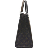 ルイ・ヴィトン LOUIS VUITTON オンザゴーMM M45321 ブラウン ジャイアント・リバース レディース ハンドバッグ