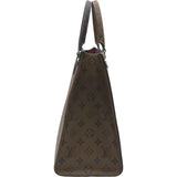 ルイ・ヴィトン LOUIS VUITTON オンザゴーMM M45321 ブラウン ジャイアント・リバース レディース ハンドバッグ