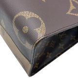 ルイ・ヴィトン LOUIS VUITTON オンザゴーMM M45321 ブラウン ジャイアント・リバース レディース ハンドバッグ