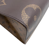 ルイ・ヴィトン LOUIS VUITTON オンザゴー MM M45321 ブラウン ジャイアント・リバース レディース ハンドバッグ