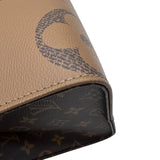 ルイ・ヴィトン LOUIS VUITTON オンザゴー MM M45321 ブラウン ジャイアント・リバース レディース ハンドバッグ