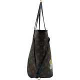 ルイ・ヴィトン LOUIS VUITTON ネヴァーフルMM ワールドツアー ブラウン モノグラムキャンバス レディース トートバッグ