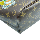 ルイ・ヴィトン LOUIS VUITTON ネヴァーフルMM ワールドツアー ブラウン モノグラムキャンバス レディース トートバッグ