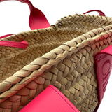 クロエ Chloe Sense オープントップ スモール バスケット バッグ CHC23SS304 ベージュ/ピンク レディース ハンドバッグ