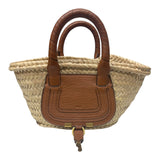 クロエ Chloe マーシーミニバスケット CHC22AS732I32 ラフィア レディース ハンドバッグ