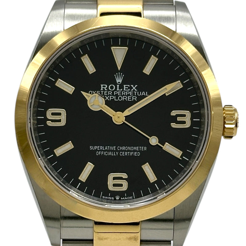 ロレックス ROLEX エクスプローラー36 124273 ブラック ゴールド