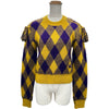 バーバリー BURBERRY アーガイルニットセーター 8076945 イエロー ウール レディース セーター