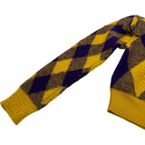 バーバリー BURBERRY アーガイルニットセーター 8076945 イエロー ウール レディース セーター