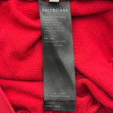 バレンシアガ BALENCIAGA GERMANYロゴルーズスウェットパーカー 761458 レッド コットン ユニセックス パーカー