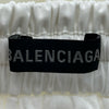 バレンシアガ BALENCIAGA PARIS SOCCER ナイロントラックパンツ 780874 ホワイト コットン メンズ パンツ