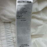 バレンシアガ BALENCIAGA PARIS SOCCER ナイロントラックパンツ 780874 ホワイト コットン メンズ パンツ