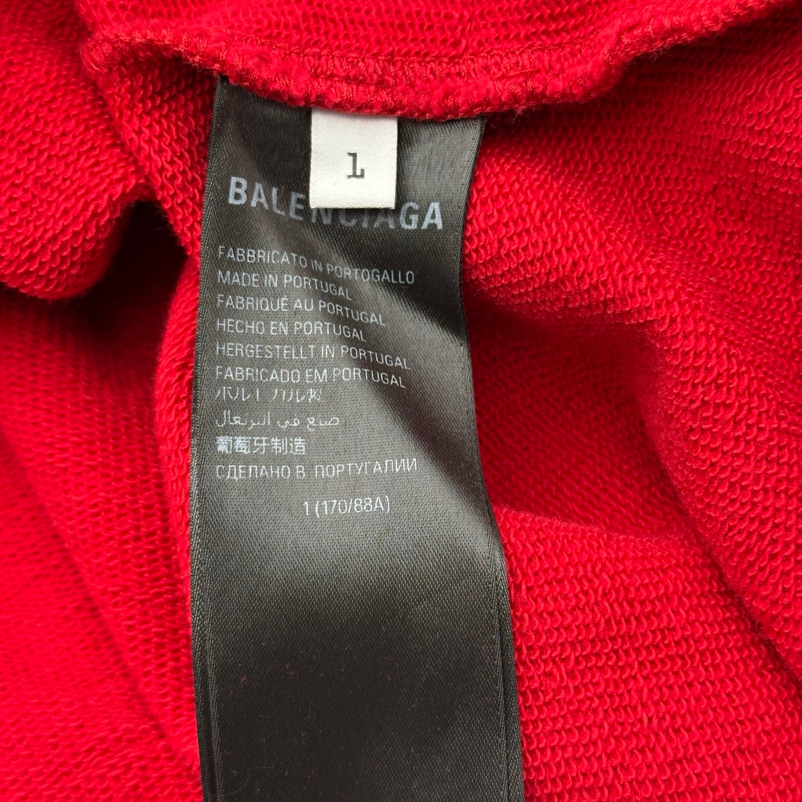 バレンシアガ BALENCIAGA GERMANYロゴルーズスウェットパーカー 761458