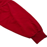 バレンシアガ BALENCIAGA GERMANYロゴルーズスウェットパーカー 761458 レッド コットン メンズ パーカー