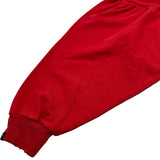 バレンシアガ BALENCIAGA GERMANYロゴルーズスウェットパーカー 761458 レッド コットン メンズ パーカー