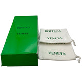 ボッテガ・ヴェネタ BOTTEGA VENETA レザーヒールサンダル グリーン レザー レディース サンダル